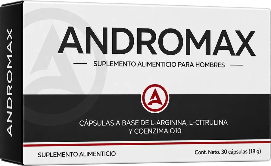 Envase de Andromax, 30 cápsulas